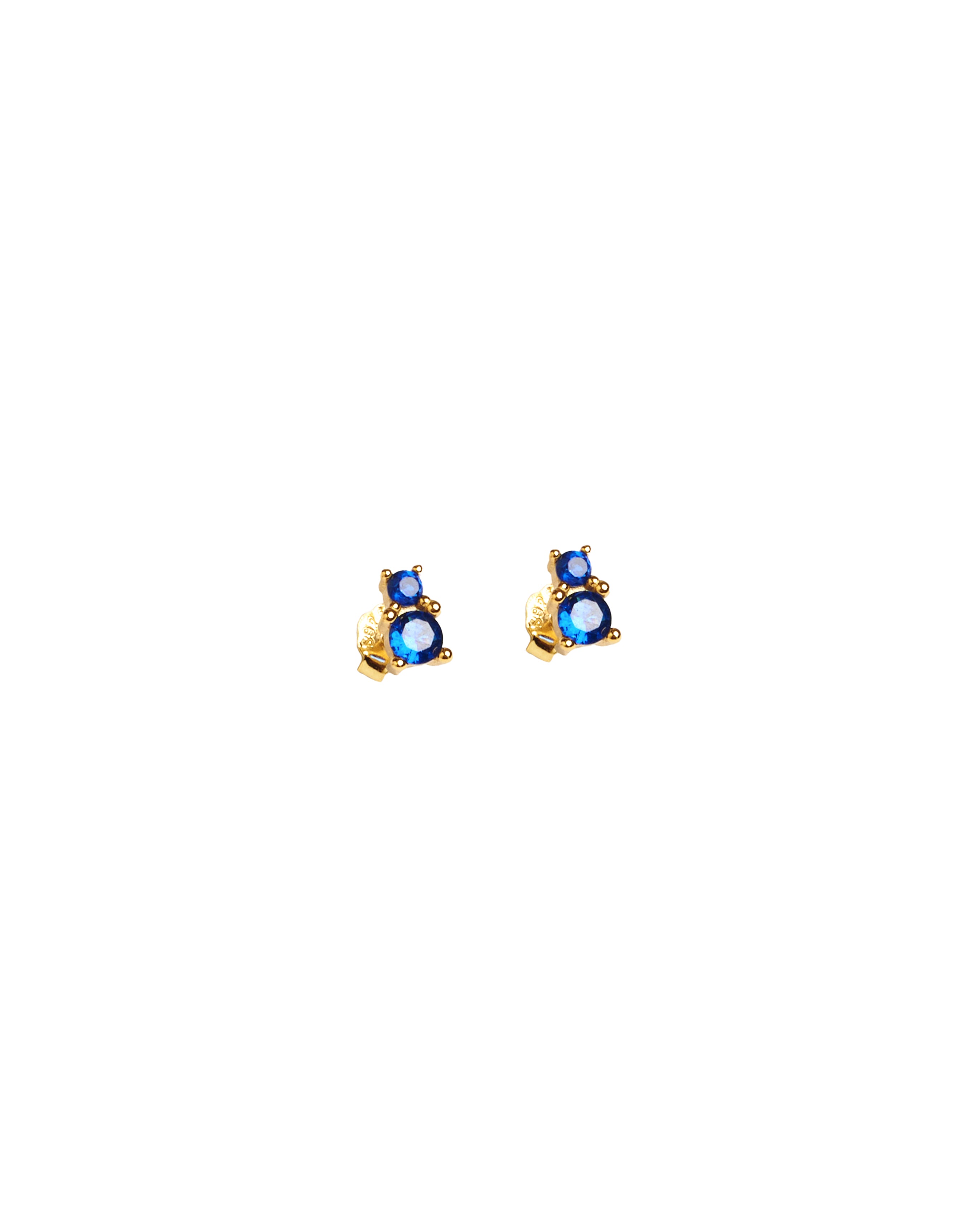 Celestial Blue Duo – Opal & Sapphire Ear Set